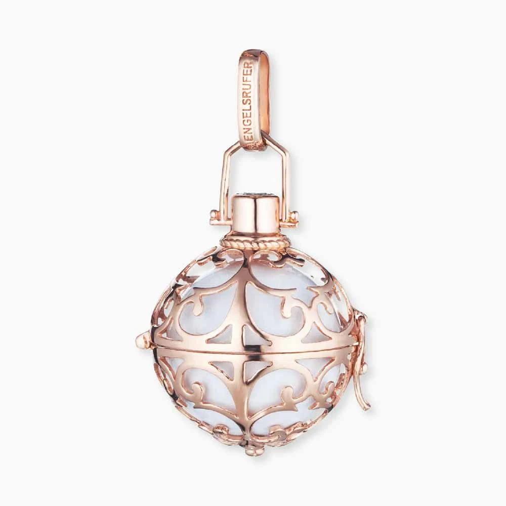 Engelsrufer Damen-Anhänger rose mit weißer Kugel in verschiedenen Größen Engelsrufer Damen-Anhänger Rose Mit Weißer Kugel In Verschiedenen Größen -Engelsrufer Kette Verkäufe er 01 mr 4