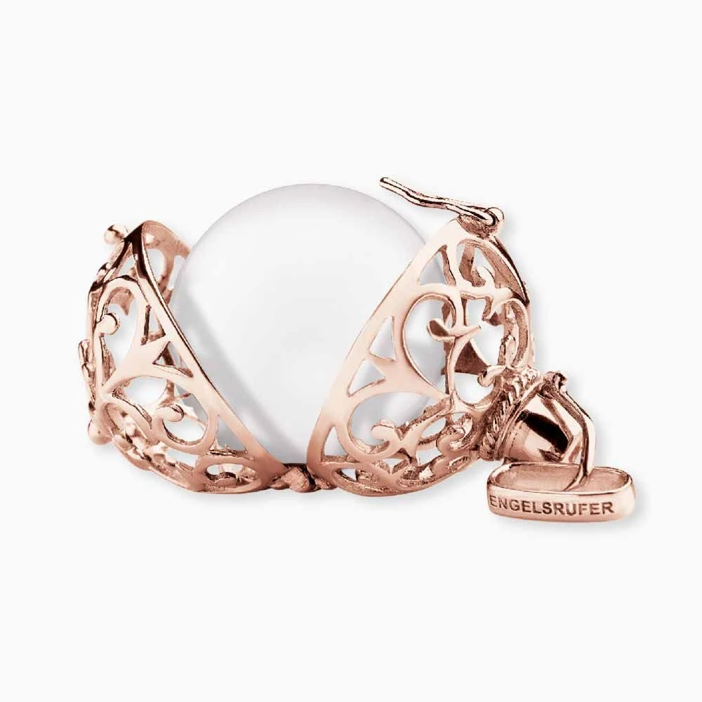 Engelsrufer Damen-Anhänger rose mit weißer Kugel in verschiedenen Größen Engelsrufer Damen-Anhänger Rose Mit Weißer Kugel In Verschiedenen Größen -Engelsrufer Kette Verkäufe er 01 sr 2 1