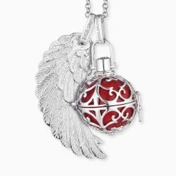 Engelsrufer Kettenanhänger Silber Mit Kugel Rot In Verschiedenen Größen -Engelsrufer Kette Verkäufe er 05 s 3 2