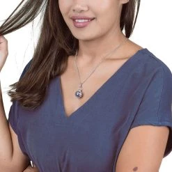 Engelsrufer Anhänger Klangkugel Silber Mit Türkiser Kugel In Verschiedenen Größen -Engelsrufer Kette Verkäufe er 06 m 7