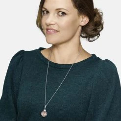 Engelsrufer Damen-Anhänger Klangkugel Silber Mit Rosefarbener Kugel In Verschiedenen Größen -Engelsrufer Kette Verkäufe er 16 m 3