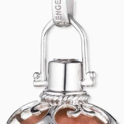 Engelsrufer Damen-Anhänger Klangkugel Silber Mit Rosefarbener Kugel In Verschiedenen Größen -Engelsrufer Kette Verkäufe er 16 s 1 3