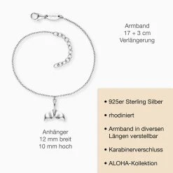 Engelsrufer Damenarmband 925er Sterlingsilber Mit Delfinflosse 4 Engelsrufer Damenarmband 925er Sterlingsilber Mit Delfinflosse -Engelsrufer Kette Verkäufe erb aloha dolphin 03