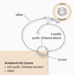 Engelsrufer Armband Silber Mit Anhänger Cosmo 5 Engelsrufer Armband Silber Mit Anhänger Cosmo -Engelsrufer Kette Verkäufe erb cosmo zi2