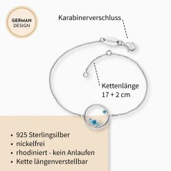 Engelsrufer Armband Silber Mit Anhänger Multicolor Cosmo -Engelsrufer Kette Verkäufe erb cosmo zim3
