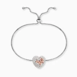 Engelsrufer Kette Verkäufe 31 Engelsrufer Damen-Armband Herz Symbol Mit Zirkonia Bicolor Und Zugverschluss