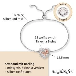 Engelsrufer Damen-Armband Herz Symbol Mit Zirkonia Bicolor Und Zugverschluss 5 Engelsrufer Damen-Armband Herz Symbol Mit Zirkonia Bicolor Und Zugverschluss -Engelsrufer Kette Verkäufe erb darling zi bir4