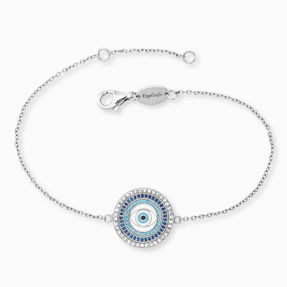 Engelsrufer Damen-Armband silber Nazar Auge mit Emaille und Zirkoniasteinen Lucky Eye Engelsrufer Damen-Armband Silber Nazar Auge Mit Emaille Und Zirkoniasteinen Lucky Eye -Engelsrufer Kette Verkäufe erb eye zim