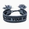 Engelsrufer Damen Stoffarmband Mit Stickerei FOLLOW YOUR HEART