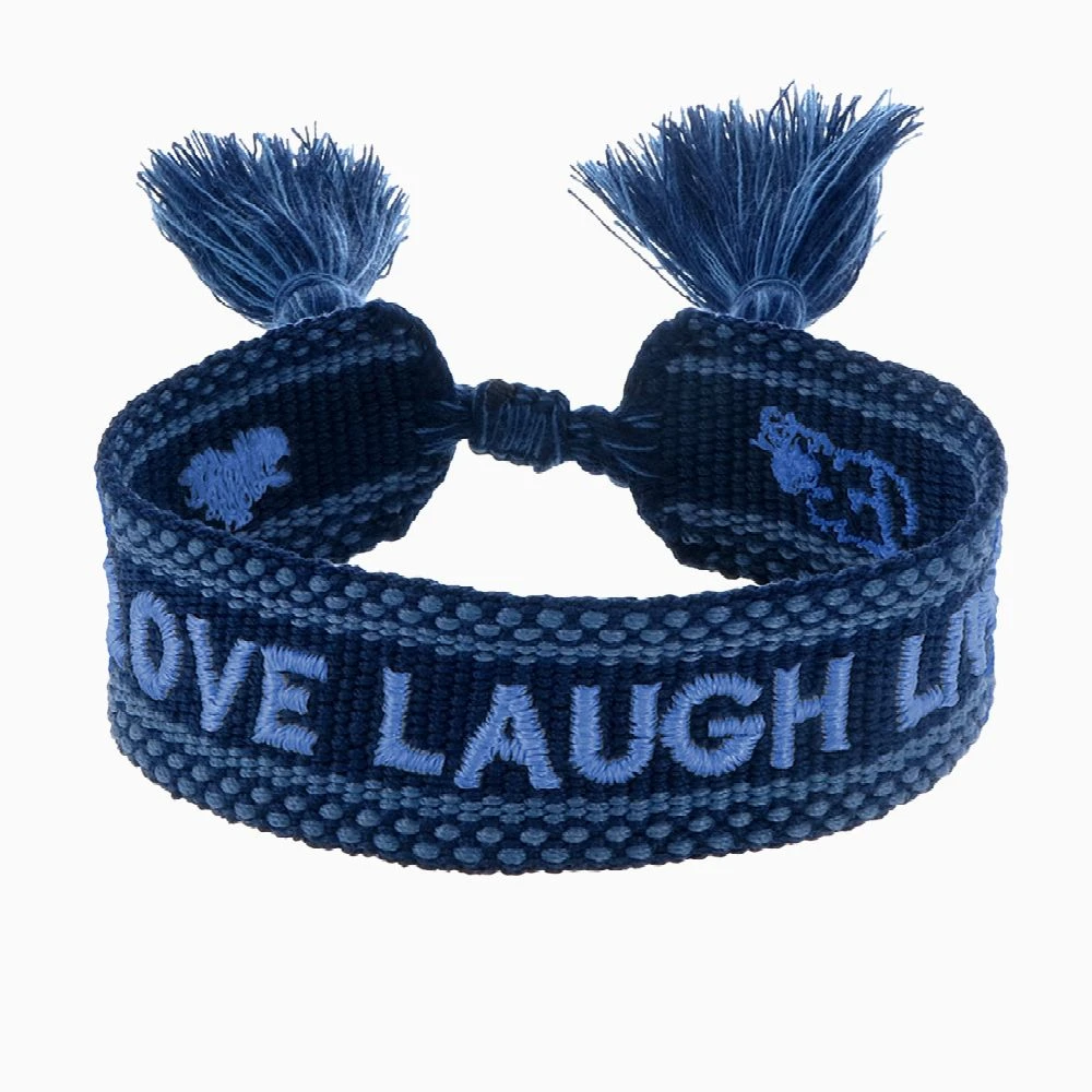 Engelsrufer Damen Stoffarmband mit Stickerei LOVE LAUGH LIVE Engelsrufer Damen Stoffarmband Mit Stickerei LOVE LAUGH LIVE -Engelsrufer Kette Verkäufe erb goodvibes lll