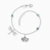 Engelsrufer Damen-Armband Joynature Mit Libellen Und Ginkgo Anhänger