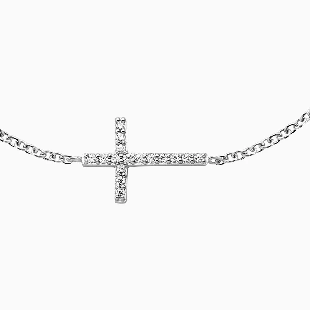 Engelsrufer Damen Armband Kreuz Silber mit Zirkonia Engelsrufer Damen Armband Kreuz Silber Mit Zirkonia -Engelsrufer Kette Verkäufe erb lilcross zi 1
