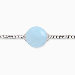 Engelsrufer Damen-Armband Silber Mit Blauer Achat Stein Powerful Stone -Engelsrufer Kette Verkäufe erb lilgem ba2 1