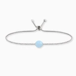 Engelsrufer Damen-Armband Silber Mit Blauer Achat Stein Powerful Stone -Engelsrufer Kette Verkäufe erb lilgem ba 4