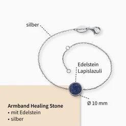 Engelsrufer Armband Silber Kraftstein Lapislazuli Powerful Stone -Engelsrufer Kette Verkäufe erb lilgem lp2