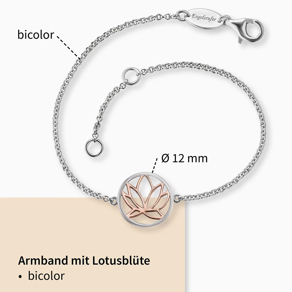 Engelsrufer Armband Lotus bicolor mit Zirkonia Engelsrufer Armband Lotus Bicolor Mit Zirkonia -Engelsrufer Kette Verkäufe erb lillotus bicor2