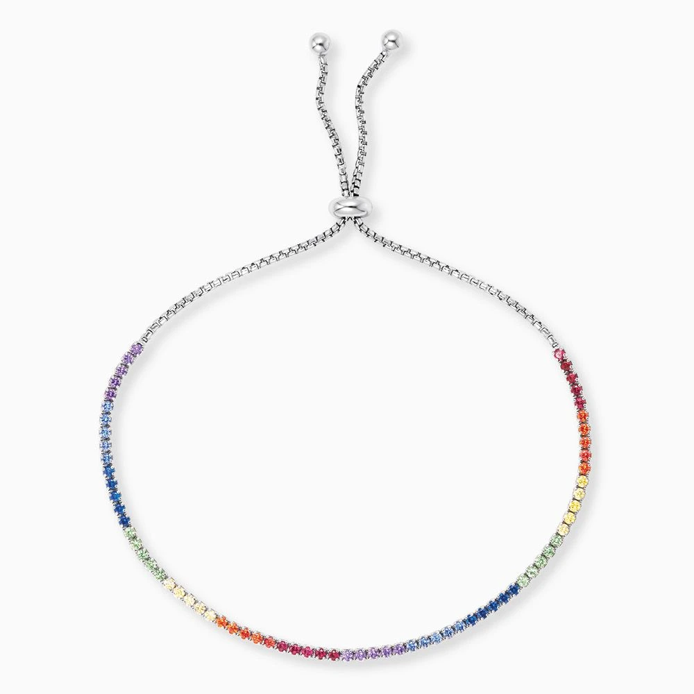 Engelsrufer Armband silber mit bunten Zirkoniasteinen und Zugverschluss Engelsrufer Armband Silber Mit Bunten Zirkoniasteinen Und Zugverschluss -Engelsrufer Kette Verkäufe erb lilstella zim