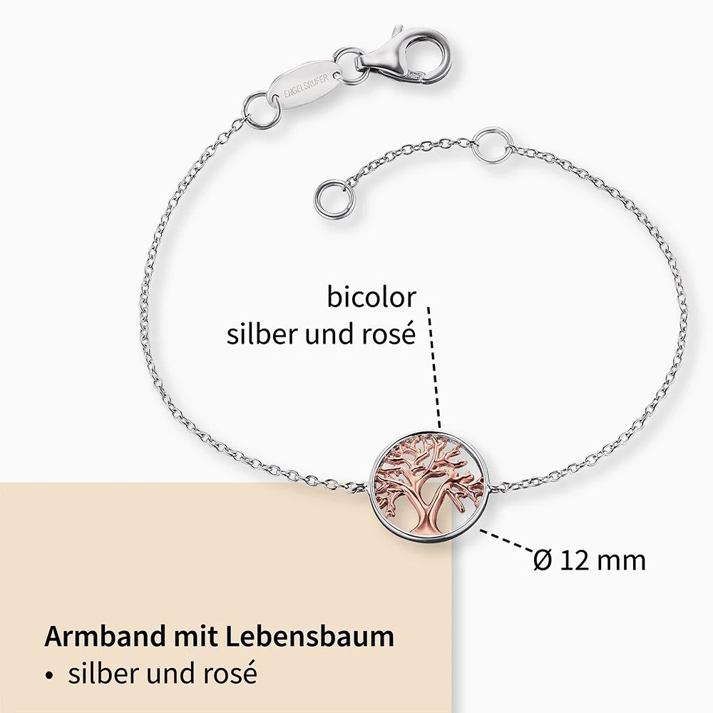 Engelsrufer Armband Lebensbaum silber und rosegold Engelsrufer Armband Lebensbaum Silber Und Rosegold -Engelsrufer Kette Verkäufe erb liltree bicor2