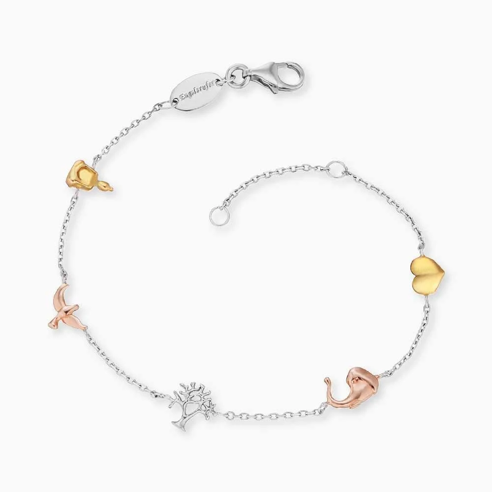 Armband Lebensbaum silber, gold und rosegold tricolor Engelsrufer Armband Lebensbaum Silber, Gold Und Rosegold Tricolor -Engelsrufer Kette Verkäufe erb liltree trico 1