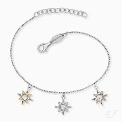 Engelsrufer Silber Armband Stern Tricolor Mit Zirkoniasteinen 4 Engelsrufer Silber Armband Stern Tricolor Mit Zirkoniasteinen -Engelsrufer Kette Verkäufe erb newstar zi tri de