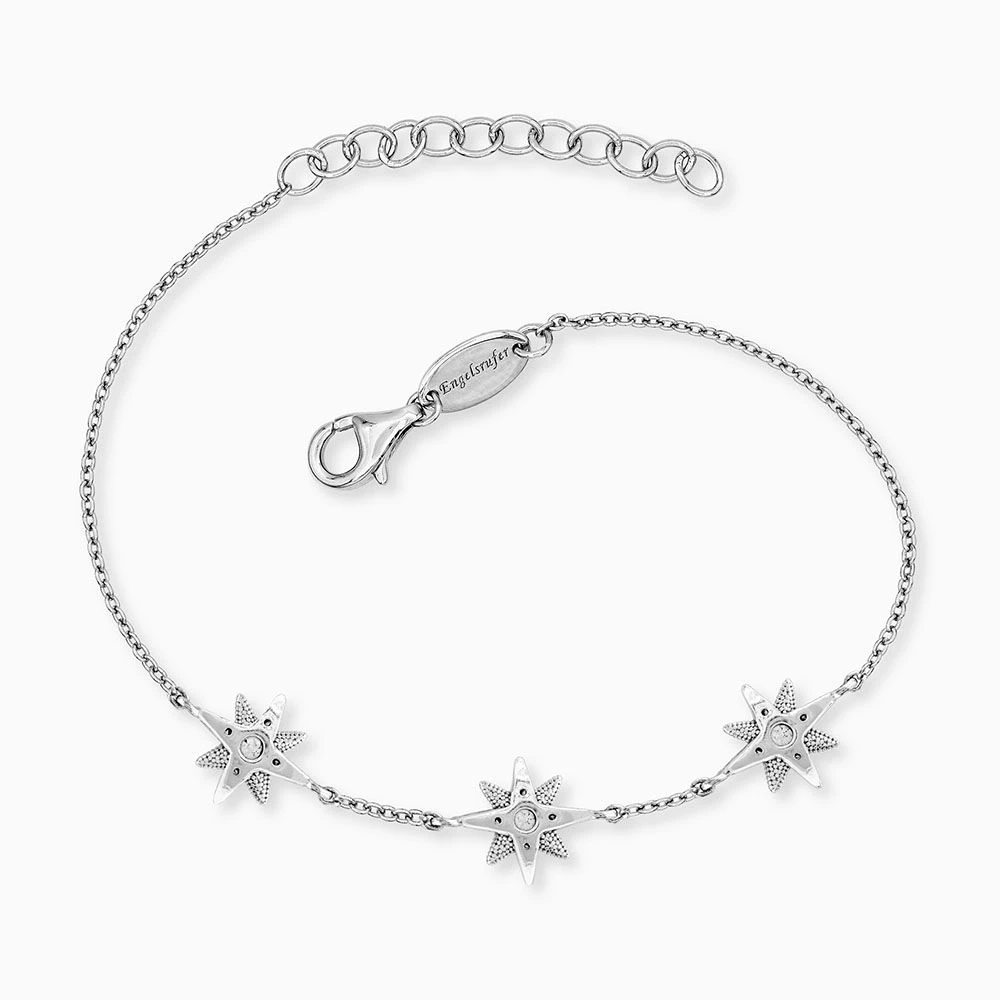Engelsrufer Silber Armband Damen Sternmotiv mit Zirkonia Engelsrufer Silber Armband Damen Sternmotiv Mit Zirkonia -Engelsrufer Kette Verkäufe erb newstar zi 4 de