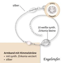 Engelsrufer Damen-Armband Himmelsträne Mit Lebensblume Silber Mit Zirkonia 5 Engelsrufer Damen-Armband Himmelsträne Mit Lebensblume Silber Mit Zirkonia -Engelsrufer Kette Verkäufe erb tearlifl rq zi4