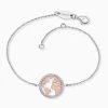 Engelsrufer Damen-Armband Silber Und Rosegold Welt Mit Zirkoniasteinen