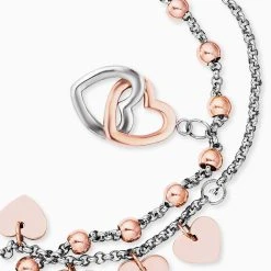 Engelsrufer Duo 2 In 1: Armband Fußkettchen BOHO Herzen Bicolor 3 Engelsrufer Duo 2 In 1: Armband Fußkettchen BOHO Herzen Bicolor -Engelsrufer Kette Verkäufe erbs heart bi2