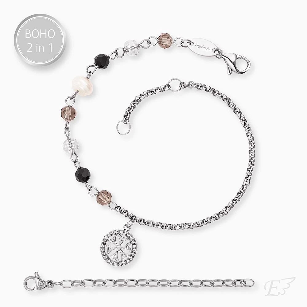 Engelsrufer Duo 2 in 1: Armband Fußkettchen BOHO Lebensblume Multicolor Zirkonia Engelsrufer Duo 2 In 1: Armband Fußkettchen BOHO Lebensblume Multicolor Zirkonia -Engelsrufer Kette Verkäufe erbs lillifl zi 2