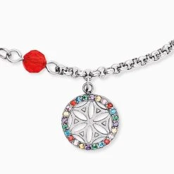 Engelsrufer Duo 2 In 1: Armband Fußkettchen BOHO Lebensblume Multicolor -Engelsrufer Kette Verkäufe erbs lillifl zim2