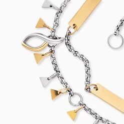 Engelsrufer Duo 2 In 1: Armband Fußkettchen BOHO Triangle Bicolor 3 Engelsrufer Duo 2 In 1: Armband Fußkettchen BOHO Triangle Bicolor -Engelsrufer Kette Verkäufe erbs triangel2