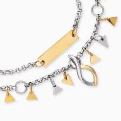 Engelsrufer Duo 2 In 1: Armband Fußkettchen BOHO Triangle Bicolor 4 Engelsrufer Duo 2 In 1: Armband Fußkettchen BOHO Triangle Bicolor -Engelsrufer Kette Verkäufe erbs triangel3