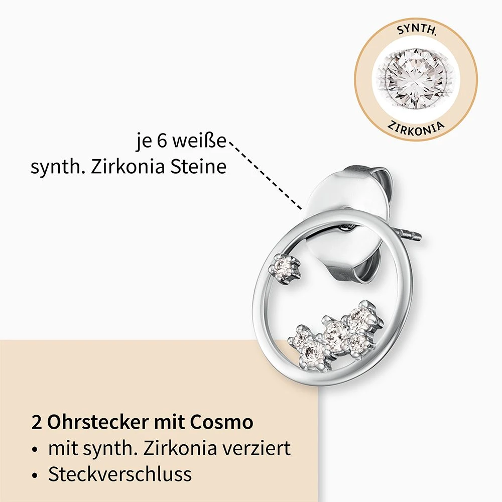 Engelsrufer Ohrring silber Cosmo mit Zirkonia Engelsrufer Ohrring Silber Cosmo Mit Zirkonia -Engelsrufer Kette Verkäufe ere cosmo zi st2