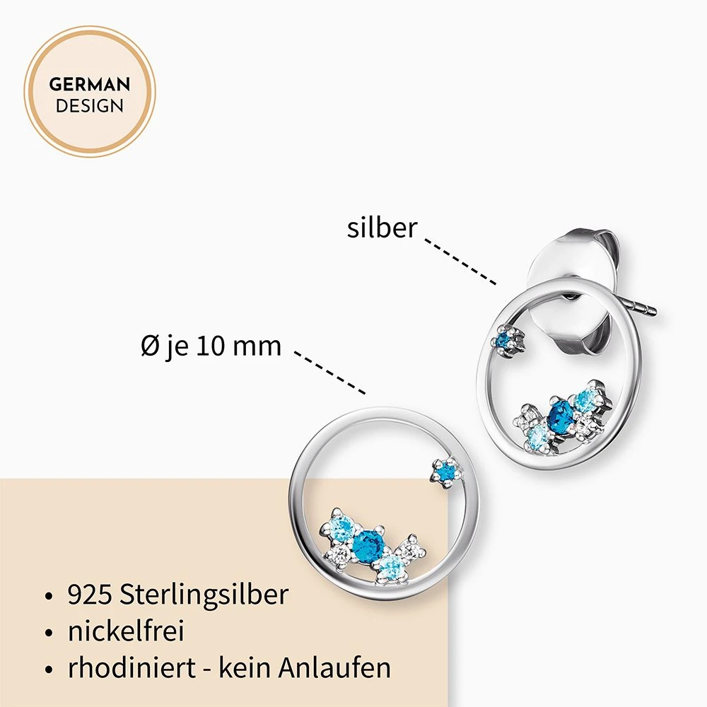 Engelsrufer Damen Ohrringe multicolor mit Zirkonia Engelsrufer Damen Ohrringe Multicolor Mit Zirkonia -Engelsrufer Kette Verkäufe ere cosmo zim st3