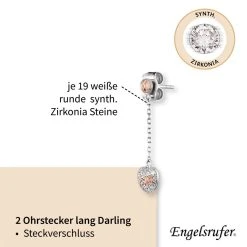 Engelsrufer Ohrhänger Mit Stecker Herz Anhänger Bicolor Silber, Rosegold Und Zirkonia 4 Engelsrufer Ohrhänger Mit Stecker Herz Anhänger Bicolor Silber, Rosegold Und Zirkonia -Engelsrufer Kette Verkäufe ere darling zi bir4