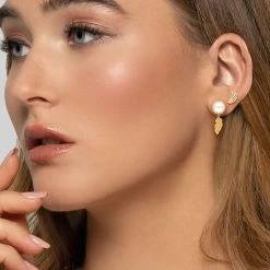 Engelsrufer Damen Ohrring Sterlingsilber Vergoldet Feder Und Perlen 3 Engelsrufer Damen Ohrring Sterlingsilber Vergoldet Feder Und Perlen -Engelsrufer Kette Verkäufe ere glory feder stg 3 de 1