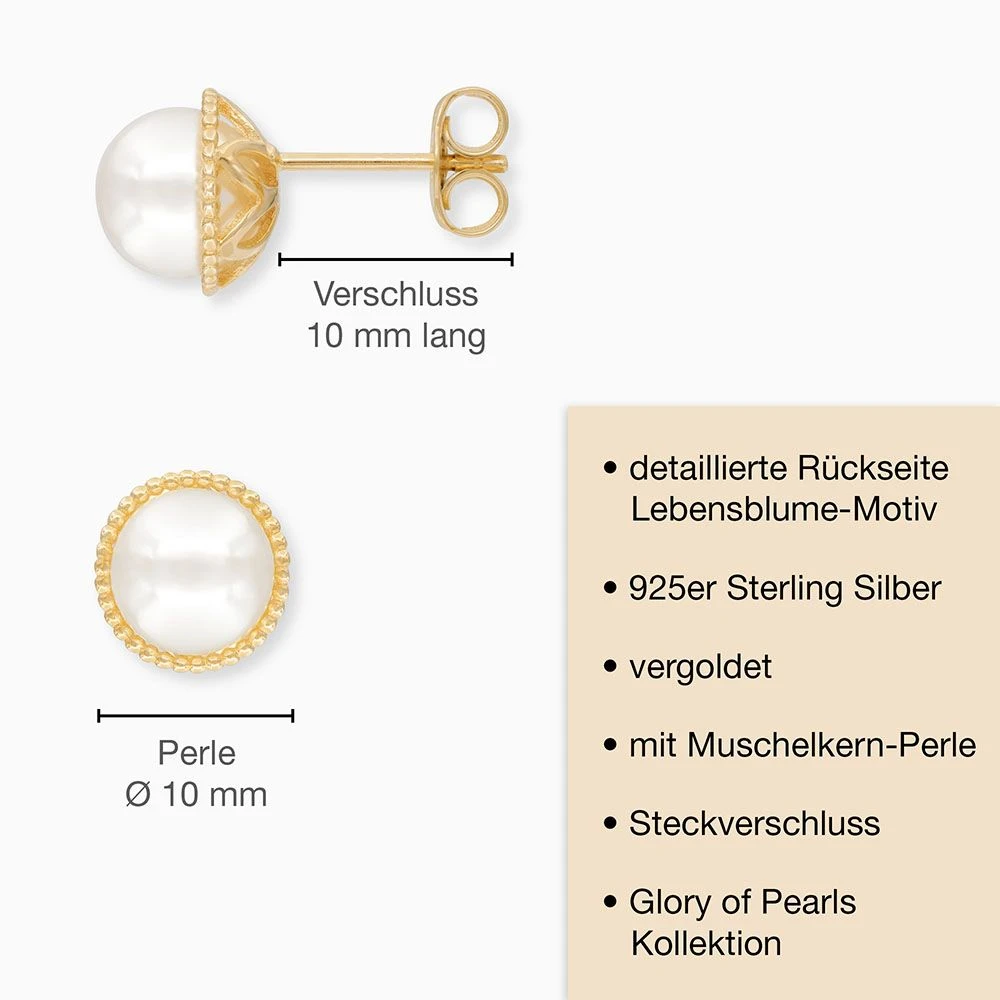 Engelsrufer Damen Ohrstecker Silber vergoldet mit Muschelkernperle Engelsrufer Damen Ohrstecker Silber Vergoldet Mit Muschelkernperle -Engelsrufer Kette Verkäufe ere glory stg 6 de