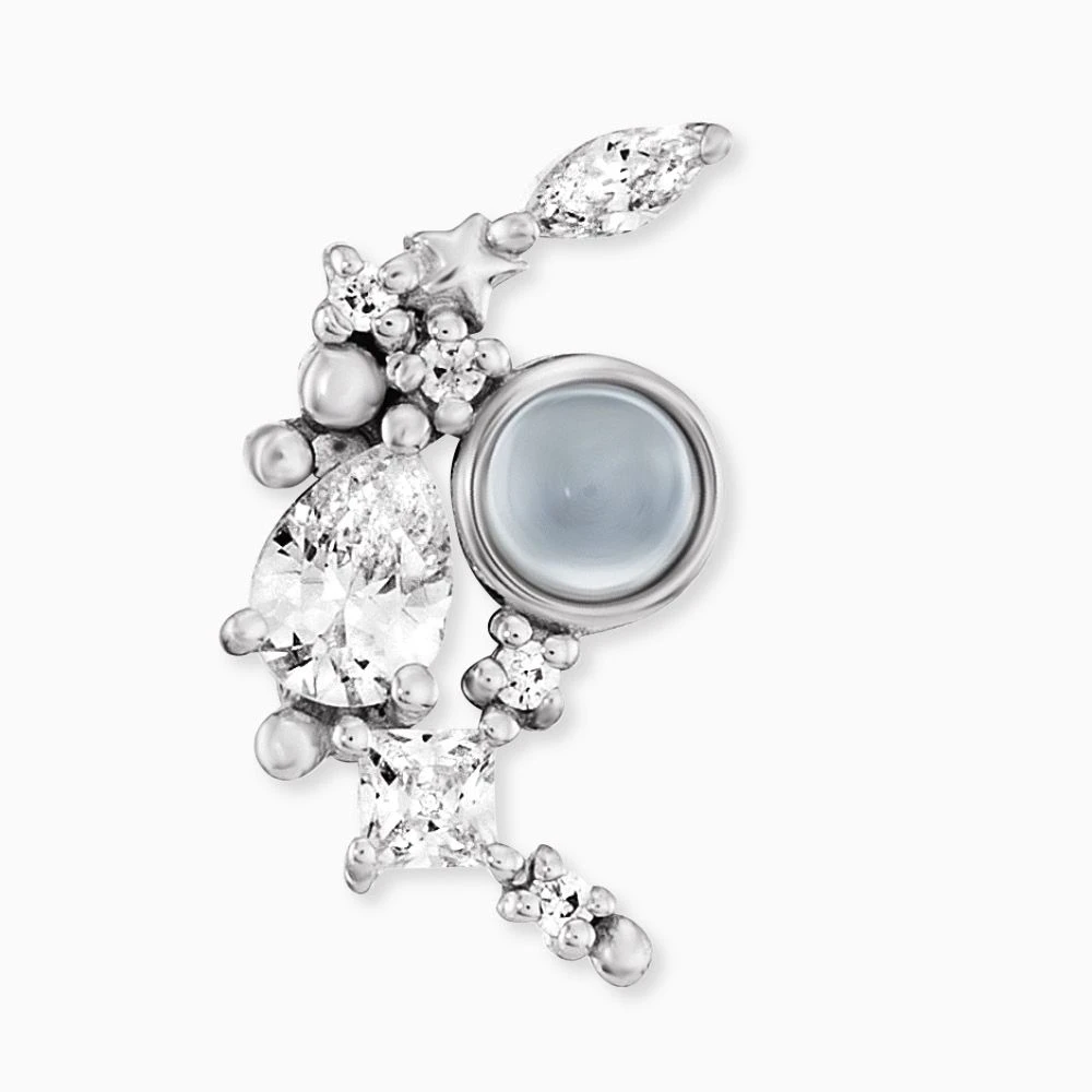 Engelsrufer Damen-Ohrringe Ohrstecker Motive Herz und Mondstein bicolor Engelsrufer Damen-Ohrringe Ohrstecker Motive Herz Und Mondstein Bicolor -Engelsrufer Kette Verkäufe ere heartmoon zi bir 1