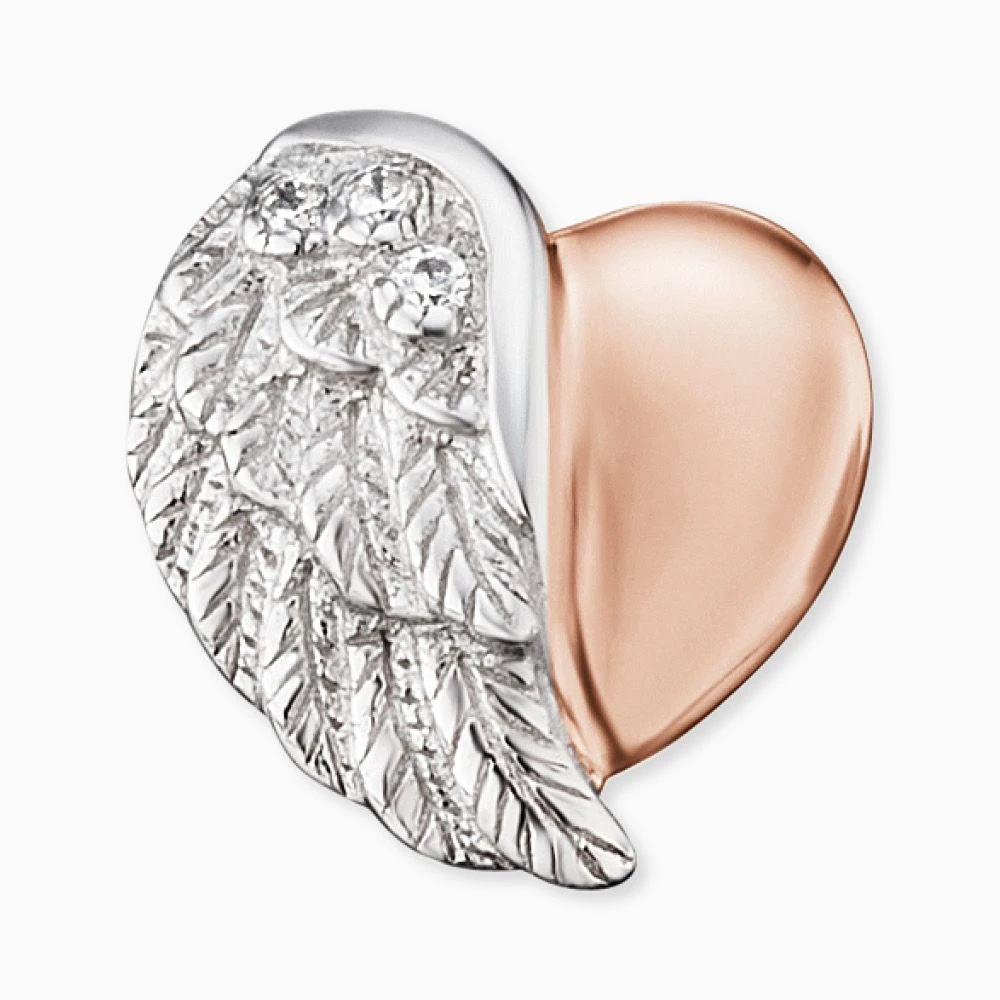 Engelsrufer Herzflügel Ohrstecker silber, rosegold mit Zirkonia Engelsrufer Herzflügel Ohrstecker Silber, Rosegold Mit Zirkonia -Engelsrufer Kette Verkäufe ere lilheartwing bi 1 2