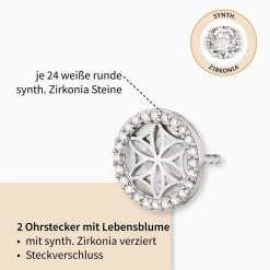 Engelsrufer Damen-Ohrringe Lebensblume Silber Mit Zirkonia 4 Engelsrufer Damen-Ohrringe Lebensblume Silber Mit Zirkonia -Engelsrufer Kette Verkäufe ere lillifl zi st2