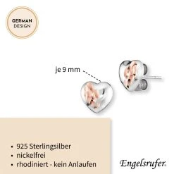 Engelsrufer Damen-Ohrstecker Silber Herz Mit Rosegold Details 5 Engelsrufer Damen-Ohrstecker Silber Herz Mit Rosegold Details -Engelsrufer Kette Verkäufe ere me heart bir5