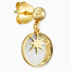 Engelsrufer Ohrringe Gold Sonne, Mond & Sterne 2 Engelsrufer Ohrringe Gold Sonne, Mond & Sterne -Engelsrufer Kette Verkäufe ere moon pe g 1