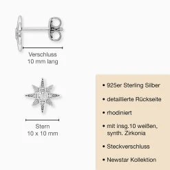 Engelsrufer Silber Ohrstecker Damen Sternsymbol Und Zirkoniasteinen -Engelsrufer Kette Verkäufe ere newstar zi st 6 de