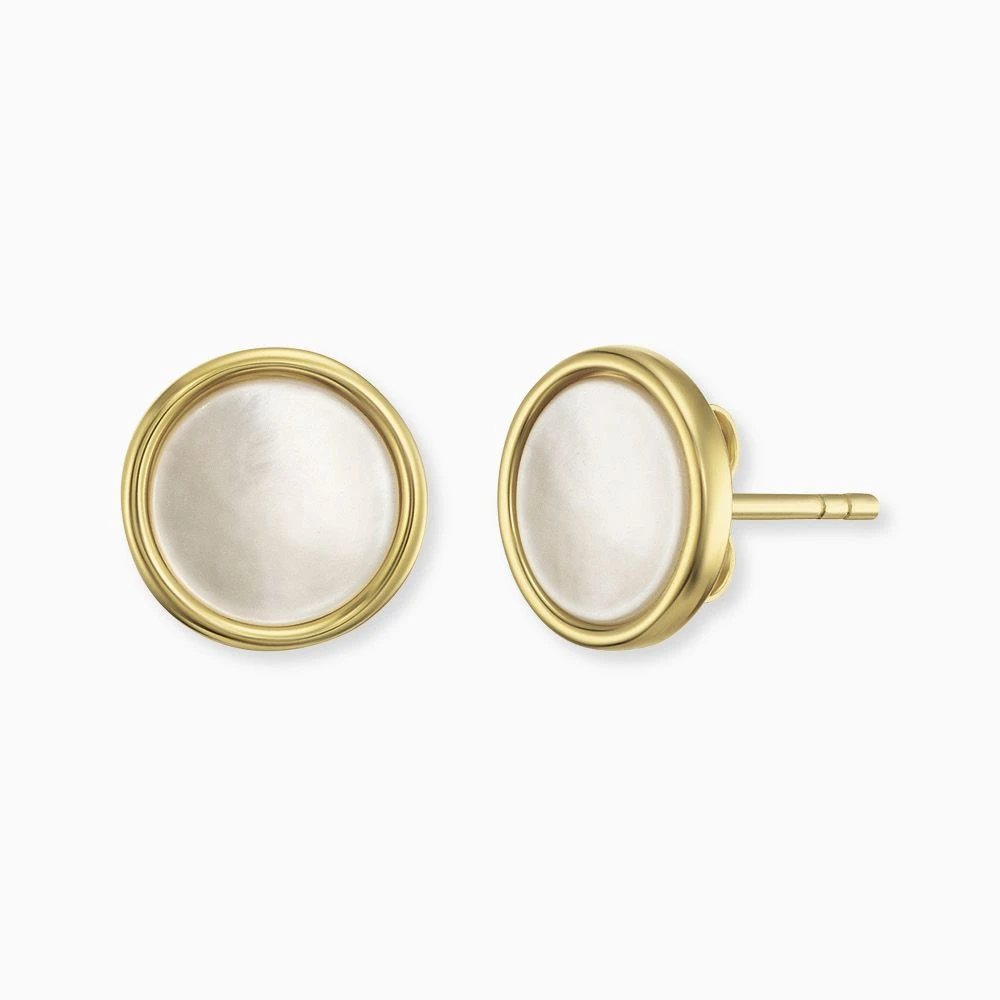 Engelsrufer Ohrschmuck Stecker gold Muschelkern weiß Engelsrufer Ohrschmuck Stecker Gold Muschelkern Weiß -Engelsrufer Kette Verkäufe ere pe stg