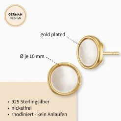 Engelsrufer Ohrschmuck Stecker Gold Muschelkern Weiß 5 Engelsrufer Ohrschmuck Stecker Gold Muschelkern Weiß -Engelsrufer Kette Verkäufe ere pe stg3