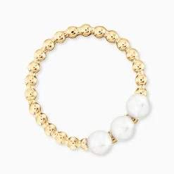 Engelsrufer Ohrringe Creolen Look Gold Mit Drei Perlen 3 Engelsrufer Ohrringe Creolen Look Gold Mit Drei Perlen -Engelsrufer Kette Verkäufe ere pearls g 1
