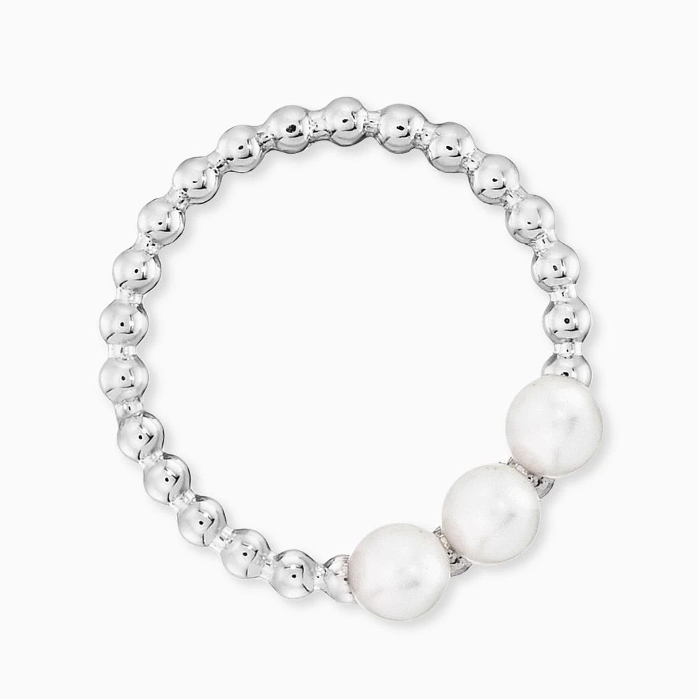 Engelsrufer Ohrstecker Damen silber Creolen Look mit Perlen Engelsrufer Ohrstecker Damen Silber Creolen Look Mit Perlen -Engelsrufer Kette Verkäufe ere pearls 1