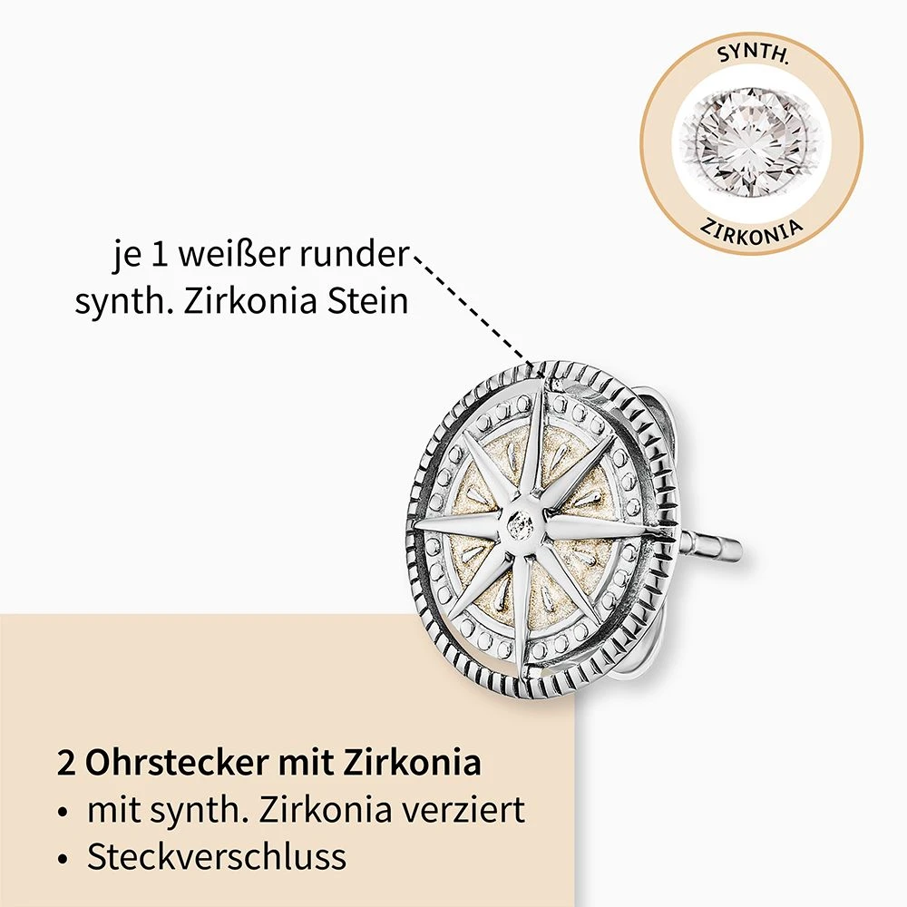 Engelsrufer Damen-Ohrstecker Kompass Symbol silber Windrose Engelsrufer Damen-Ohrstecker Kompass Symbol Silber Windrose -Engelsrufer Kette Verkäufe ere windrose enp zi2