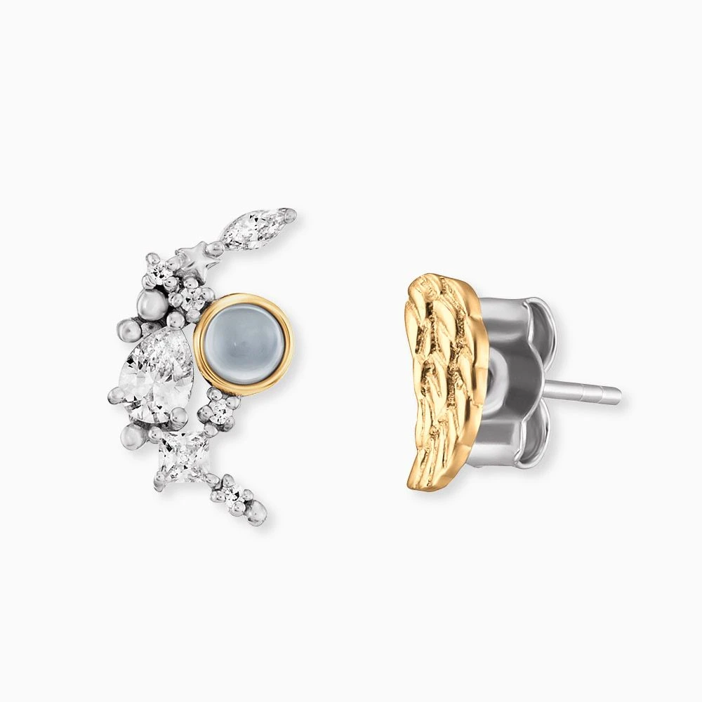 Engelsrufer Ohrstecker Mix Flügel gold und Moonlight silber Engelsrufer Ohrstecker Mix Flügel Gold Und Moonlight Silber -Engelsrufer Kette Verkäufe ere wingmoon mo big