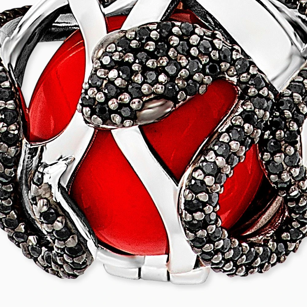 Engelsrufer Damen Silberkette Klangkugel Anhänger mit roter Kugel austauschbar besetzt mit schwarzem Zirkonia Engelsrufer Damen Silberkette Klangkugel Anhänger Mit Roter Kugel Austauschbar Besetzt Mit Schwarzem Zirkonia -Engelsrufer Kette Verkäufe ern 05 eden xs zib 1